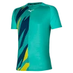 Pánske tričko Mizuno  Shadow Graphic Tee Turquoise M