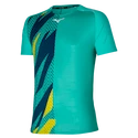 Pánske tričko Mizuno  Shadow Graphic Tee Turquoise M