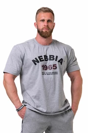 Pánske tričko Nebbia 1965 Golden Era T-shirt 192 light grey