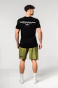 Pánske tričko Nebbia  Muscle Fit T-shirt FLEXIN' Black