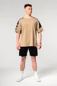 Pánske tričko Nebbia  Oversized T-shirt LIFTING CLUB Light Brown