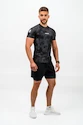 Pánske tričko Nebbia Performance+ Camouflage Compression T-shirt MAXIMUM black