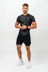 Pánske tričko Nebbia Performance+ Camouflage Kompression T-Shirt FUNCTION black