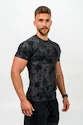 Pánske tričko Nebbia Performance+ Camouflage Kompression T-Shirt FUNCTION black