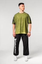 Pánske tričko Nebbia Washed-off Oversized T-shirt LIFTING CLUB Green