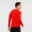 Pánske tričko Salomon  Agile LS Tee red