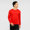 Pánske tričko Salomon  Agile LS Tee red