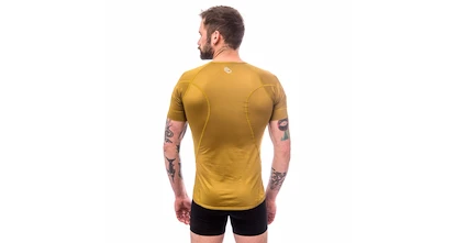 Pánske tričko Sensor  Coolmax Mesh Mustard S