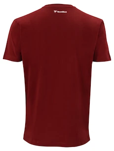 Pánske tričko Tecnifibre  Club Cotton Tee Cardinal