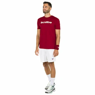 Pánske tričko Tecnifibre  Club Cotton Tee Cardinal