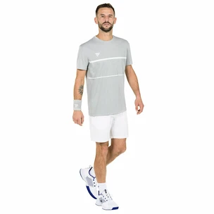 Pánske tričko Tecnifibre  Club Tech Tee Silver S