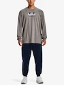 Pánske tričko Under Armour  GRID GEOMETRIC LOGO LS-GRY