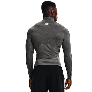 Pánske tričko Under Armour  HeatGear Armour Comp Mock LS Gray XXL