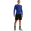 Pánske tričko Under Armour HeatGear Comp LS Blue