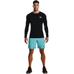 Pánske tričko Under Armour HeatGear Fitted LS Black