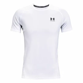 Pánske tričko Under Armour HeatGear Fitted SS White