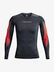 Pánske tričko Under Armour HeatGear Novelty LS-GRY