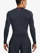 Pánske tričko Under Armour HeatGear Novelty LS-GRY