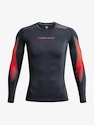 Pánske tričko Under Armour HeatGear Novelty LS-GRY