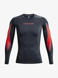 Pánske tričko Under Armour HeatGear Novelty LS-GRY