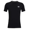 Pánske tričko Under Armour  HG Armour Fitted SS-BLK XL