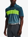 Pánske tričko Under Armour  Playoff 3.0 Stripe Polo-BLU S