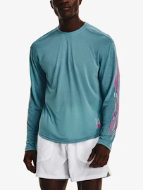 Pánske tričko Under Armour RUN ANYWHERE BREEZE LS -BLU