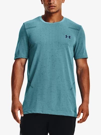 Pánske tričko Under Armour Seamless Grid SS-BLU