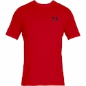 Pánske tričko Under Armour  Sportstyle Left Chest SS Red