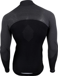 Pánske tričko UYN  Running Alpha OW Shirt LS Zip Up black/grey S