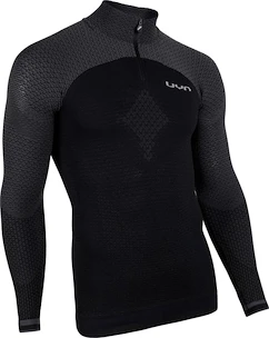 Pánske tričko UYN  Running Alpha OW Shirt LS Zip Up black/grey S