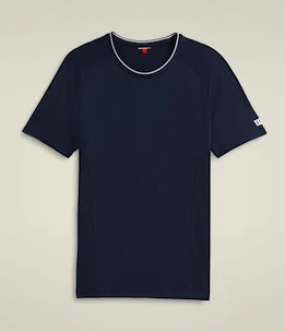 Pánske tričko Wilson  M Team Seamless Crew Classic Navy