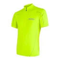 Pánsky cyklistický dres Sensor  Cyklo Entry Neon Yellow S