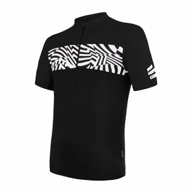 Pánsky cyklistický dres Sensor Cyklo Miles Black