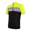 Pánsky cyklistický dres Sensor  Cyklo Miles Black/Neon Yellow