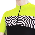 Pánsky cyklistický dres Sensor  Cyklo Miles Black/Neon Yellow