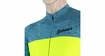 Pánsky cyklistický dres Sensor  Cyklo Motion Blue/Neon Yellow