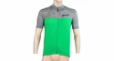 Pánsky cyklistický dres Sensor  Cyklo Motion Grey/Green