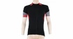 Pánsky cyklistický dres Sensor  Cyklo Race Black/Red