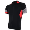 Pánsky cyklistický dres Sensor  Cyklo Race Black/Red