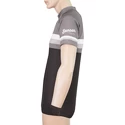 Pánsky cyklistický dres Sensor  Cyklo Summer Stripe Black/Grey