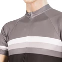 Pánsky cyklistický dres Sensor  Cyklo Summer Stripe Black/Grey