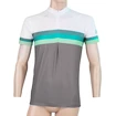 Pánsky cyklistický dres Sensor  Cyklo Summer Stripe Grey/Green