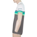 Pánsky cyklistický dres Sensor  Cyklo Summer Stripe Grey/Green