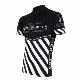 Pánsky cyklistický dres Sensor Cyklo Superdomestic Black