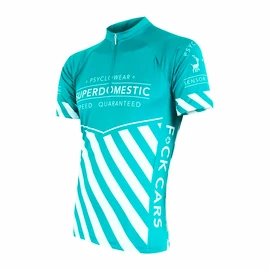 Pánsky cyklistický dres Sensor Cyklo Superdomestic Mint