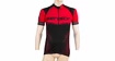 Pánsky cyklistický dres Sensor  Cyklo Team Up Black/Red