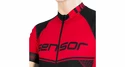 Pánsky cyklistický dres Sensor  Cyklo Team Up Black/Red