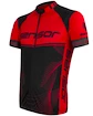 Pánsky cyklistický dres Sensor  Cyklo Team Up Black/Red S