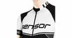 Pánsky cyklistický dres Sensor  Cyklo Team Up Black/White